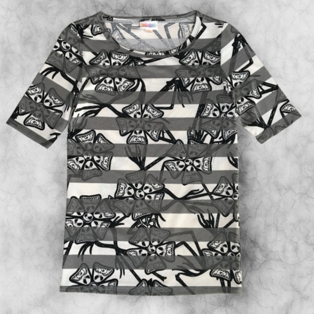 LuLaRoe Gigi Top Nightmare Before Christmas Collection Jack Skellington